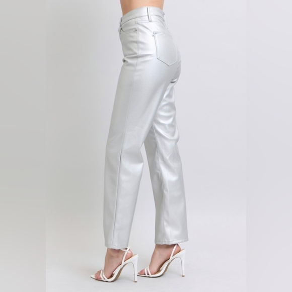Judy Blue Denim - Judy Blue Silver Jeans